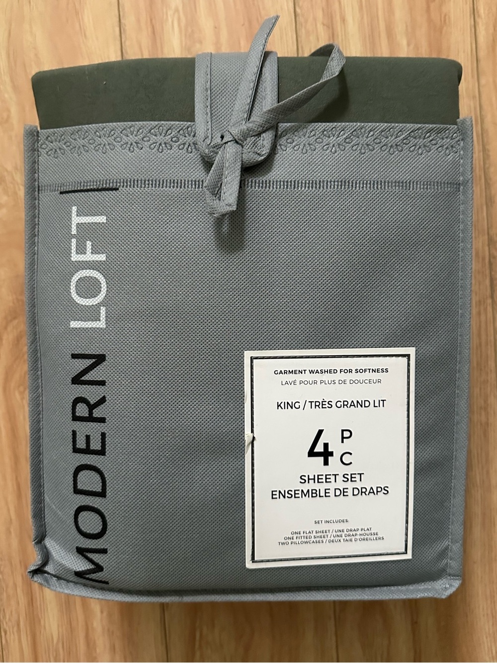 King 4-Piece Sheet Set - Forest Green